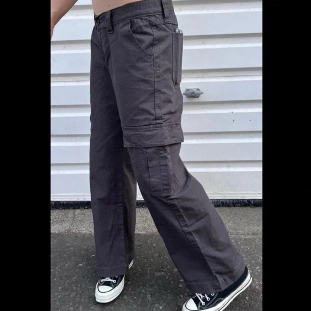 Brandy Melville Dark Gray Cargo Pants